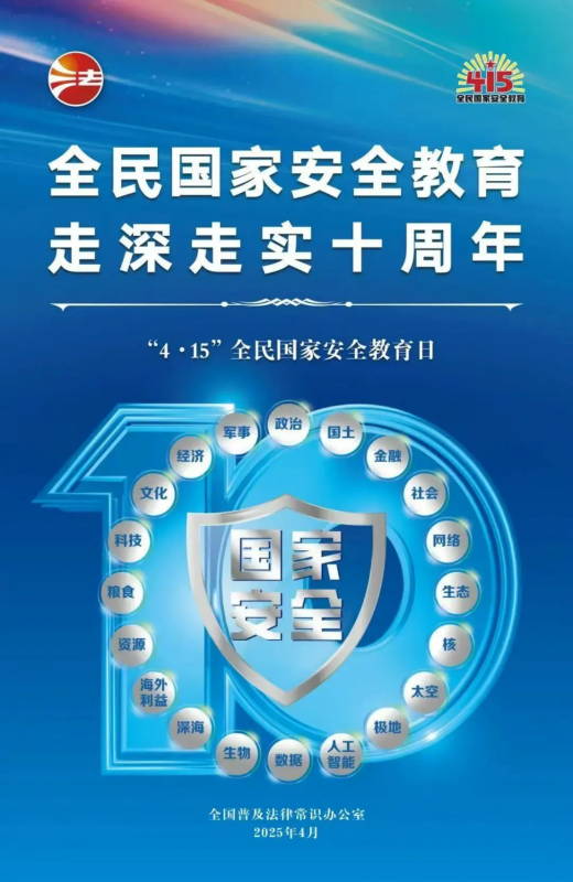 415全民國家安全教育日 | 全民國家安全教育，走深走實(shí)十周年